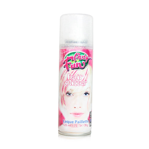 Party Fun Hair Glitter Spray - Silver 125ml