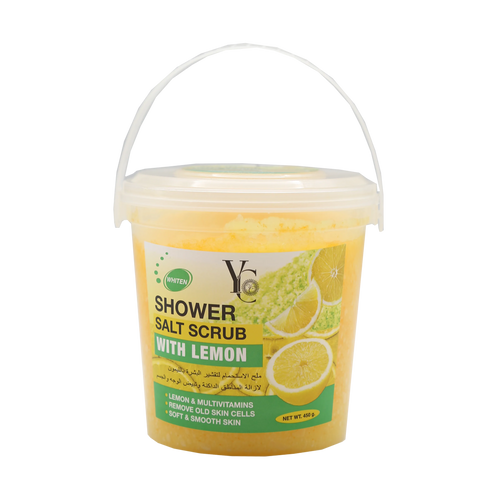 Shower Salt Scrub with Lemon 450g