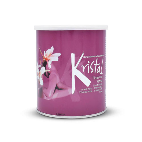 Kristal Depilatory Liposoluble Wax - Titanium Rose 800ml
