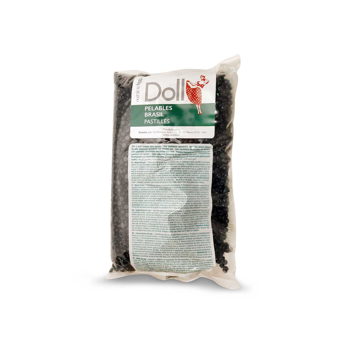 Doll - Pelable Wax - Doll Black Non-Strip Pelables Wax Pastilles 1kg