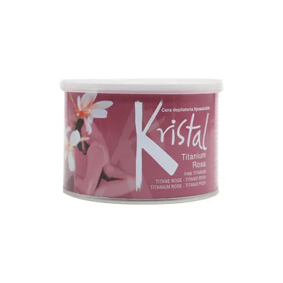 Kristal Depilatory Liposoluble Wax - Titanium Rose 400ml