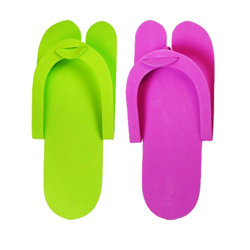Eva Pedicure Slipper - Green, Pink or Blue (Pack of 24 )