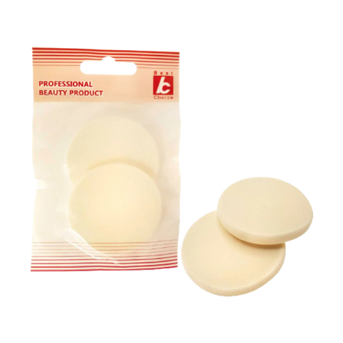 Twin Round Shape Makeup Sponge (Pack of 2)