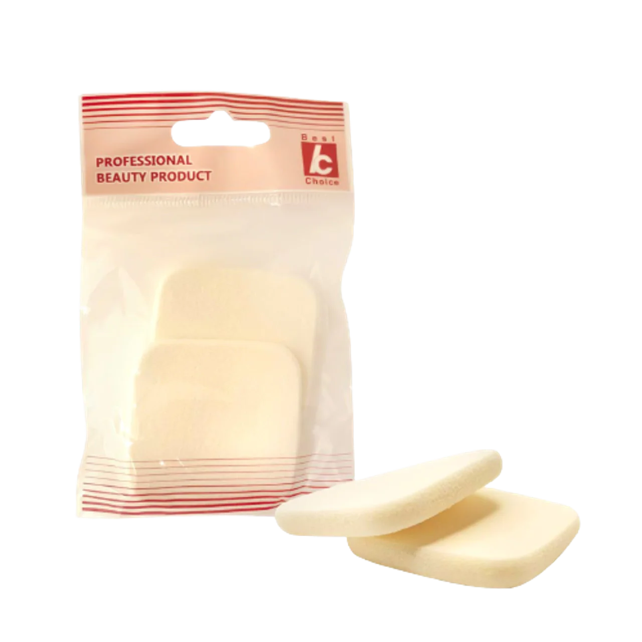 Twin Square Shape Makeup Sponge (Pack of 2)