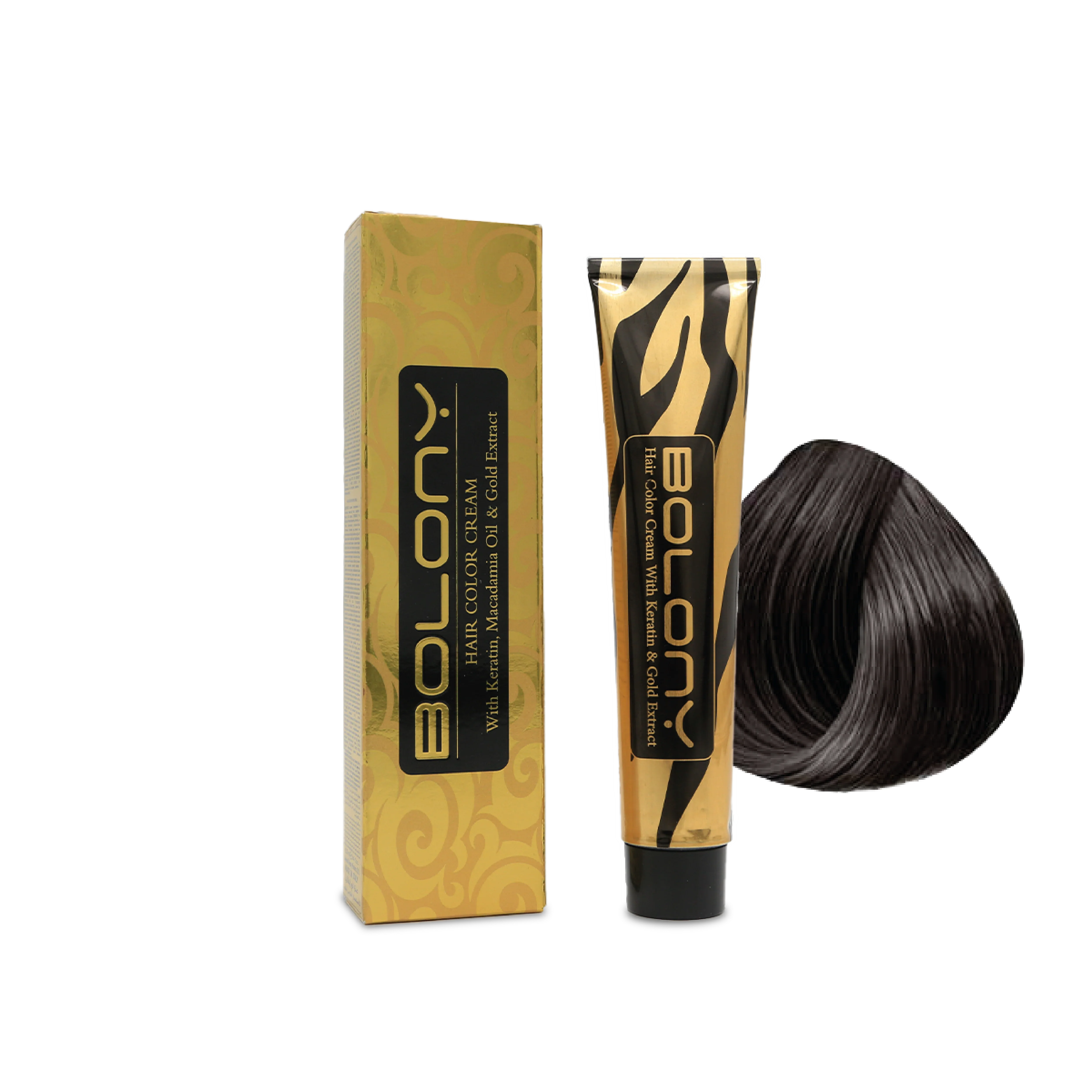 Bolony - Hair Color - Hair Color Cream 5.3 Light Golden Brown 100ml