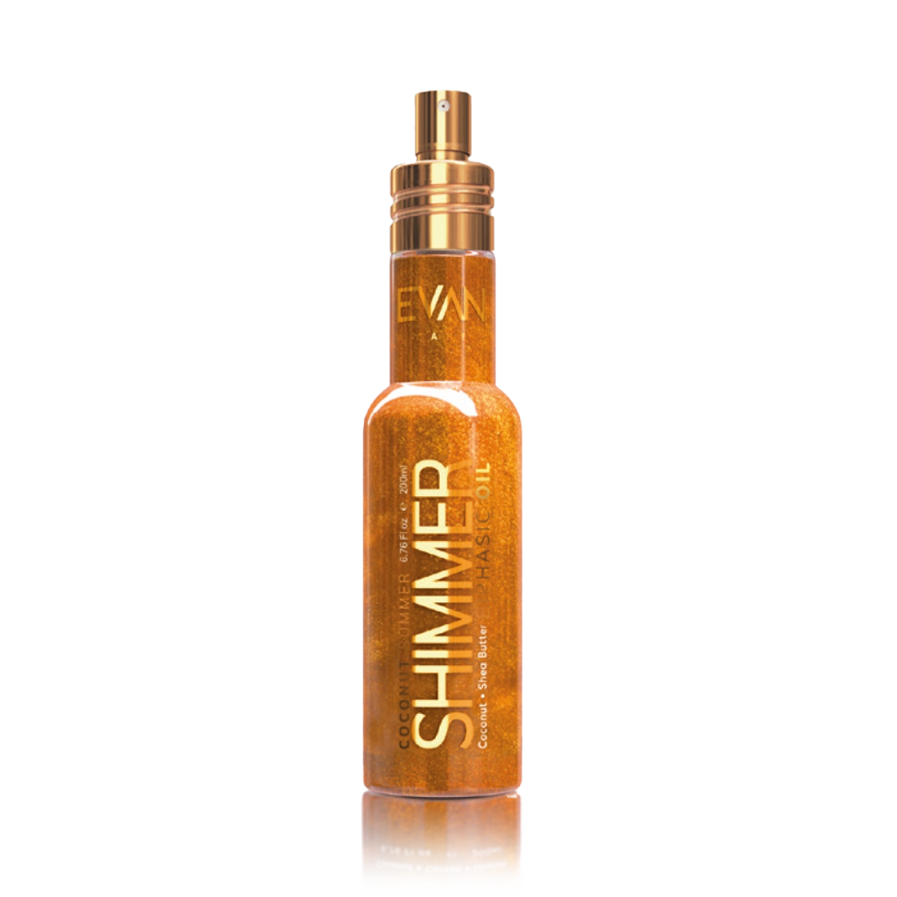 Coconut Summer Shimmer Coconut Oil & Shea Butter Biaphasic Oil Protection 200ml