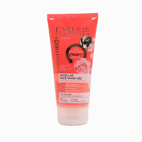 FaceMed+ Micellar Face Wash Gel with Organic Rose Water 150ml
