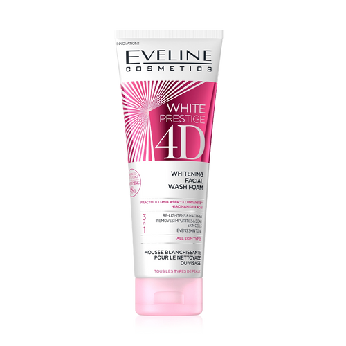 White Prestige 4D 
Facial Wash Foam 100ml
