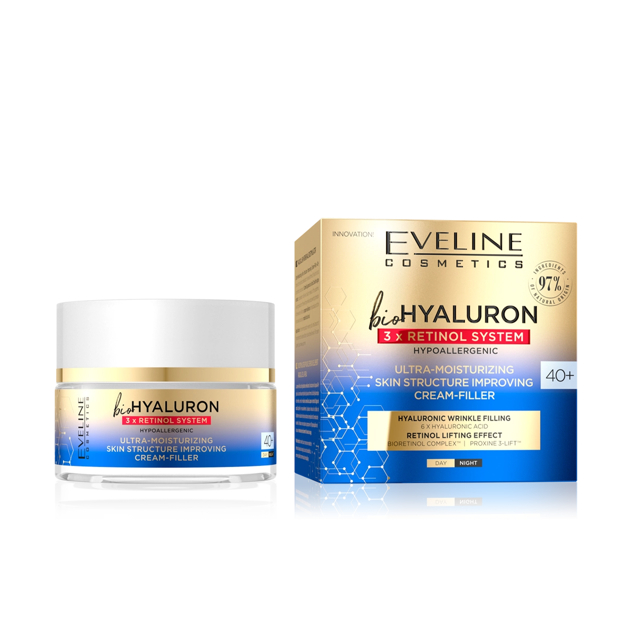 Bio Hyaluron 3x Retinol System Cream 40+ 50ml