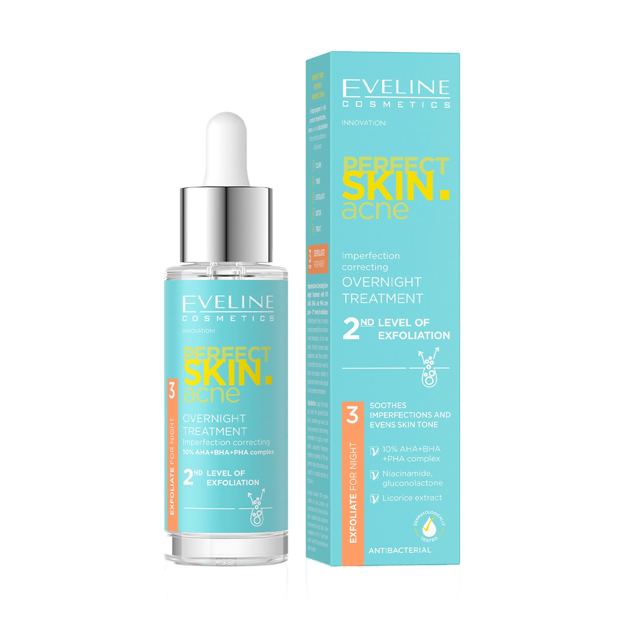 Perfect Skin Acne Overnight Treatment Exfoliation Level 2 30ml