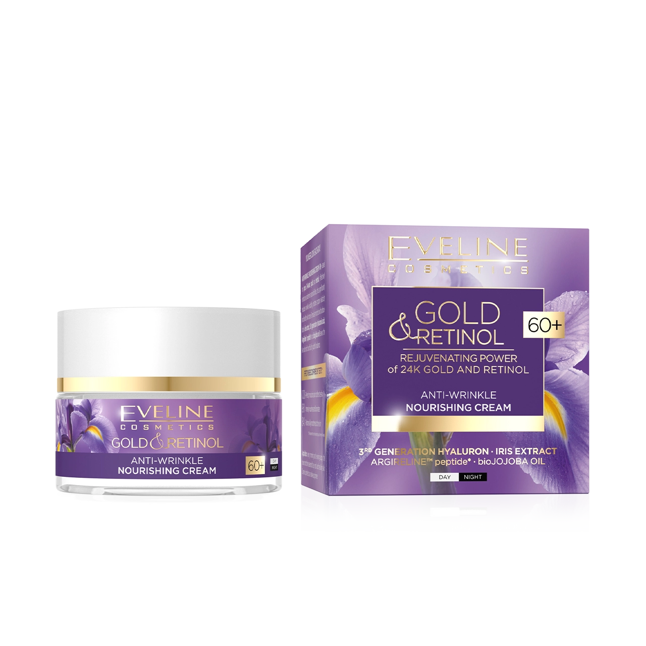 Gold & Retinol Anti-wrinkle Nourishing Cream 60+ 50ml