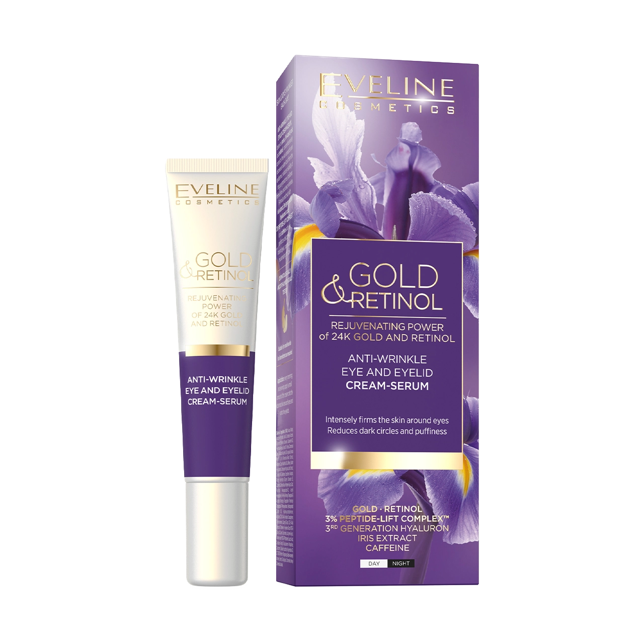 Gold & Retinol Anti-wrinkle  Eye & Eyelid Cream-Serum 20ml