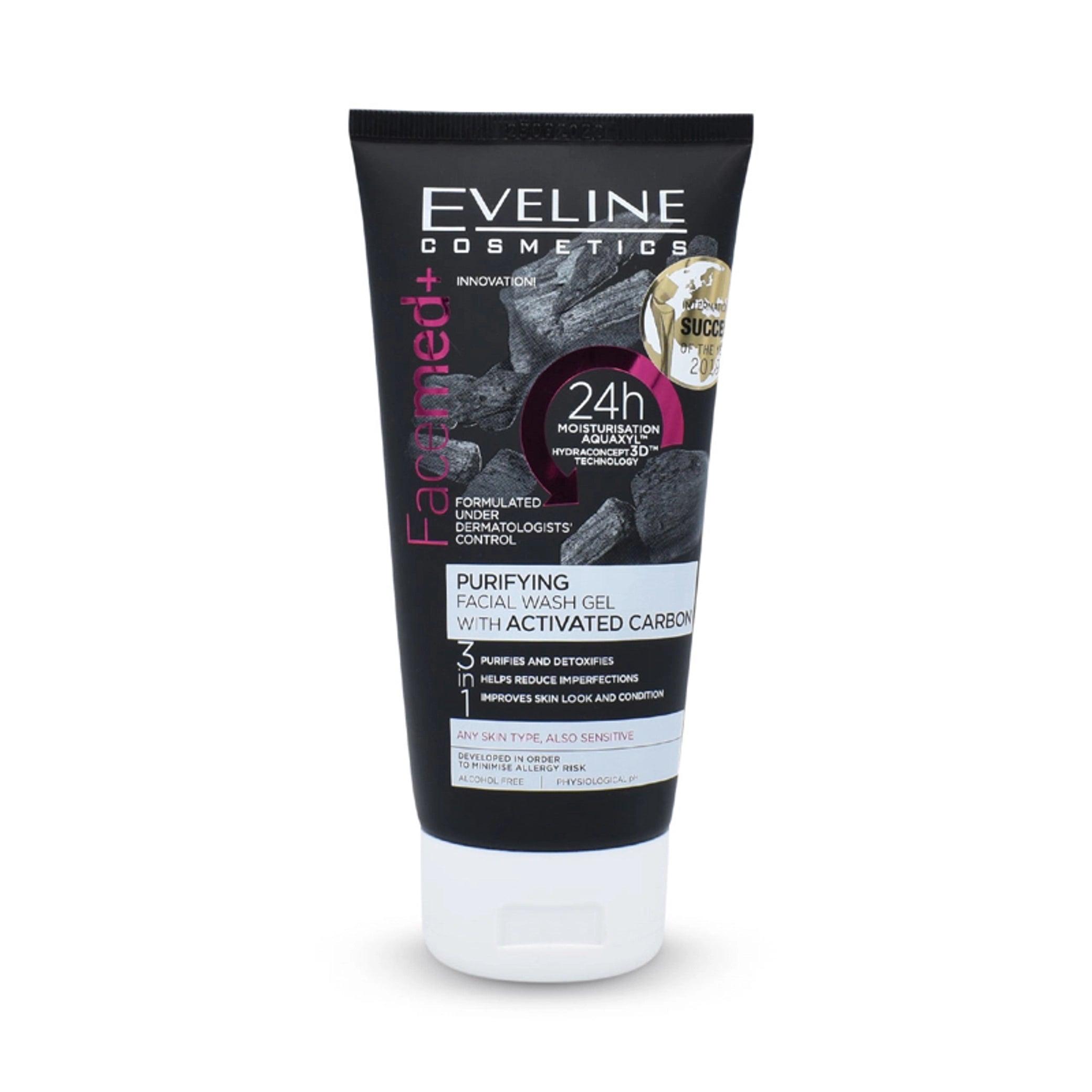 Facemed+ Purifying Activated Carbon Facial Wash Gel 150ml