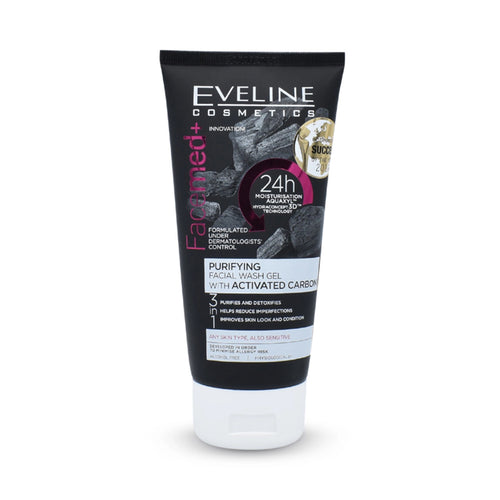 Facemed+ Purifying Activated Carbon Facial Wash Gel 150ml