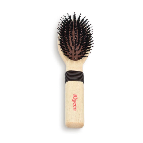 Classic Wood Small Oval Porcupine Cushion Hair Brush 60x205mm