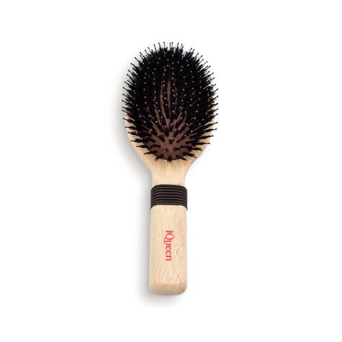 Classic Wood Medium Oval Porcupine Cushion Hair Brush 65x228mm