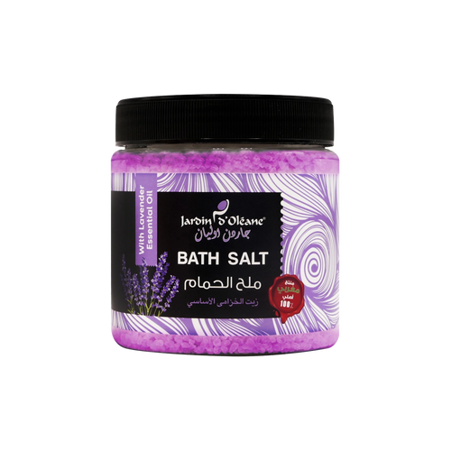 Jardin D'oleane Bath Salt with Lavender Essential Oil 600g