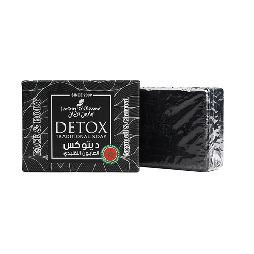 Detox Traditional Soap with Argan Oil & Charcoal 100g