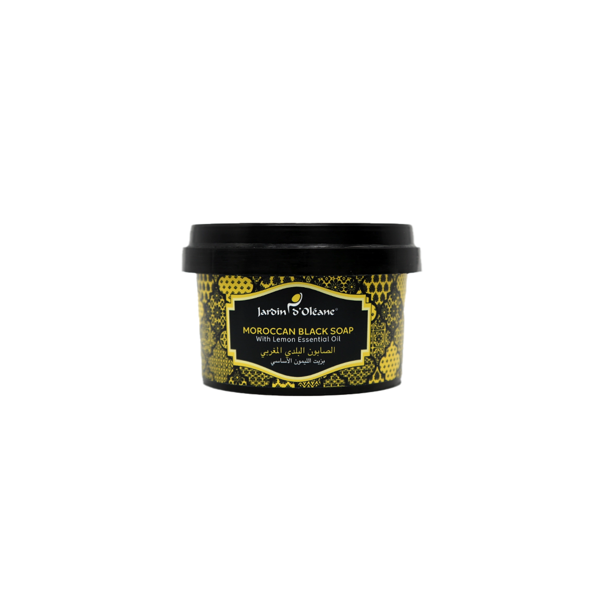 Jardin D'oleane Moroccan Black Soap With Lemon Essential Oil 250g