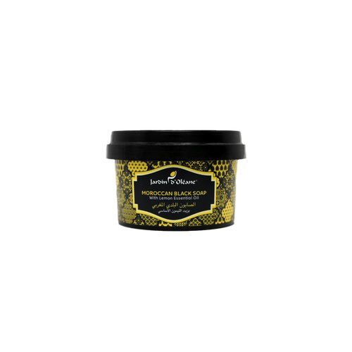 Jardin D'oleane Moroccan Black Soap With Lemon Essential Oil 250g