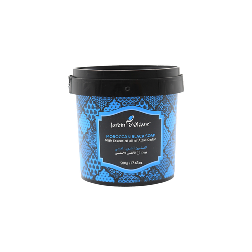 Moroccan Black Soap wih Atlas Cedar Essential Oil 500g