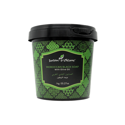 Jardin D'oleane Moroccan Black Soap with Olive Oil 1kg