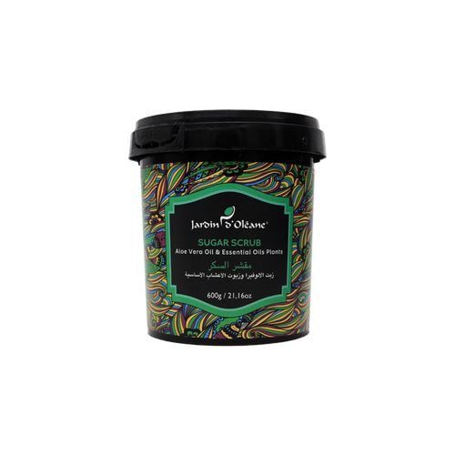 Jardin D'oleane Sugar Scrub with Aloe Vera Oil & Essential Oil Plants 600g