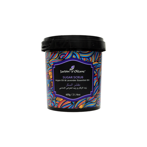 Jardin D'oleane Sugar Scrub with Argan Oil & Lavender Essential Oil 600g