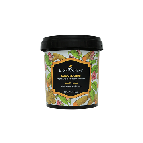 Jardin D'oleane Sugar Scrub with Argan Oil & Turmeric Powder 600g