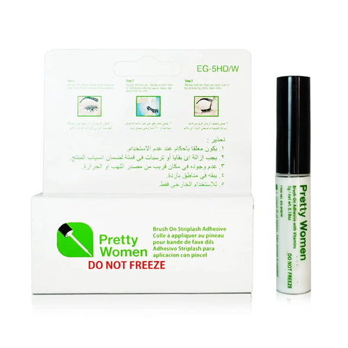 Strip Lash Adhesive with Brush Applicator - Clear 5g