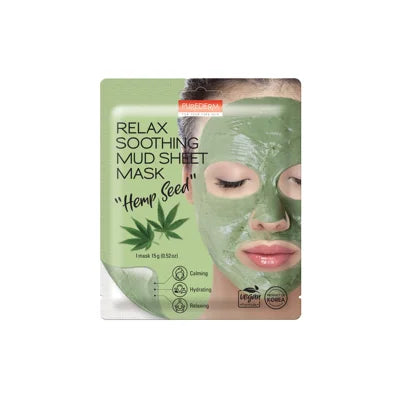 Skin Brightening pink clay Mud Sheet Mask