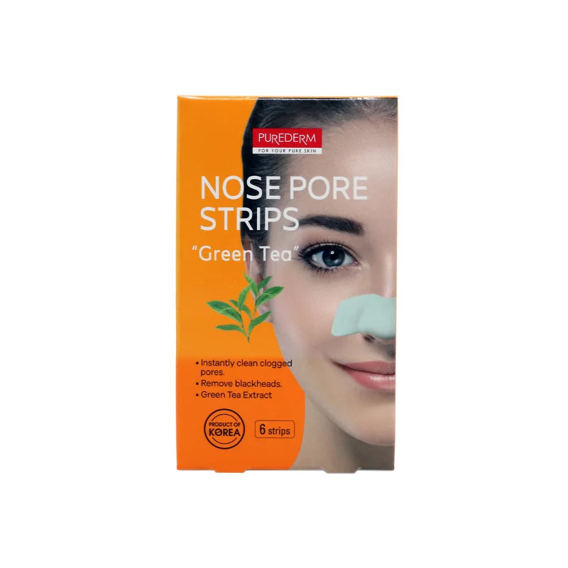 Green Tea Nose Pore Strips (6 strips)