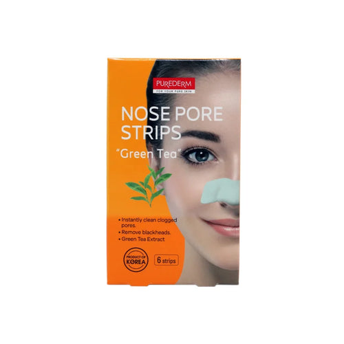 Green Tea Nose Pore Strips (6 strips)