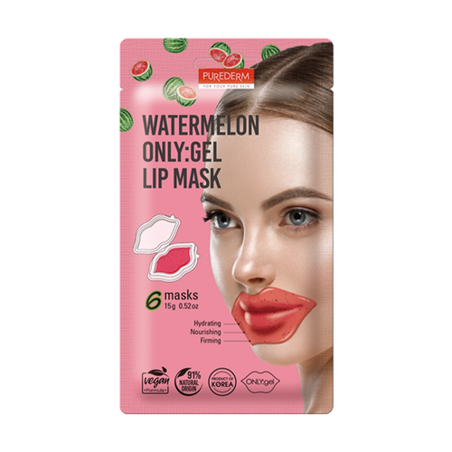 Watermelon ONLY:gel Lip Mask (6 Masks)