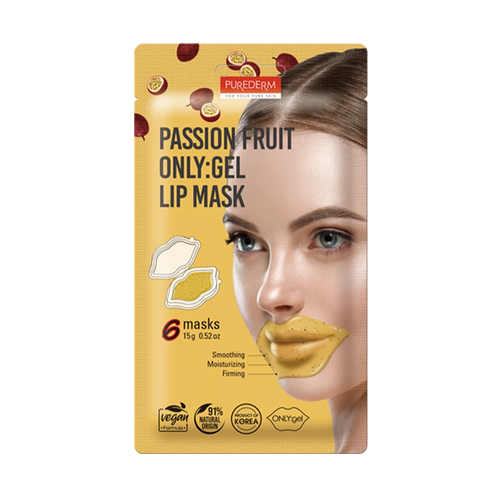 Passion Fruit ONLY:gel Lip Mask (6 Masks)
