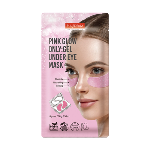 Pink Glow ONLY:gel Under Eye Mask (6 Pairs)