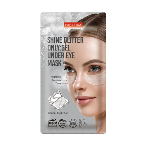 Shine Glitter ONLY:gel Under Eye Mask (6 Pairs)