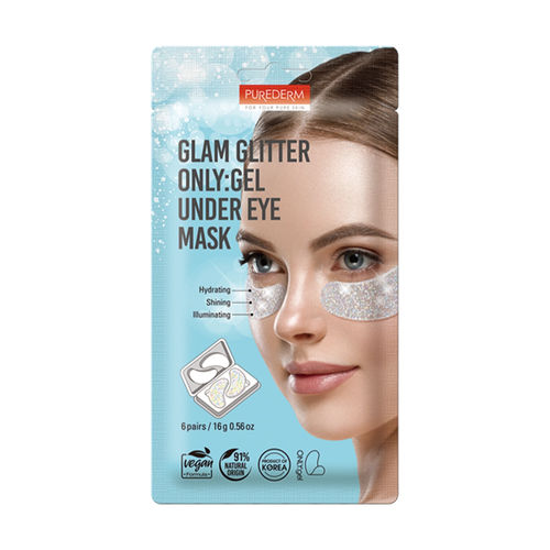 Glam Glitter ONLY:gel Under Eye Mask (6 Pairs)