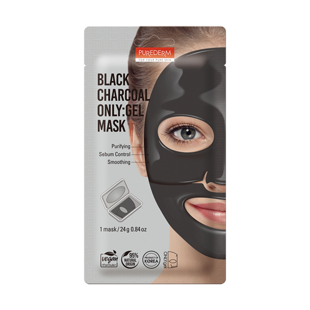 Black Charcoal ONLY:gel Mask