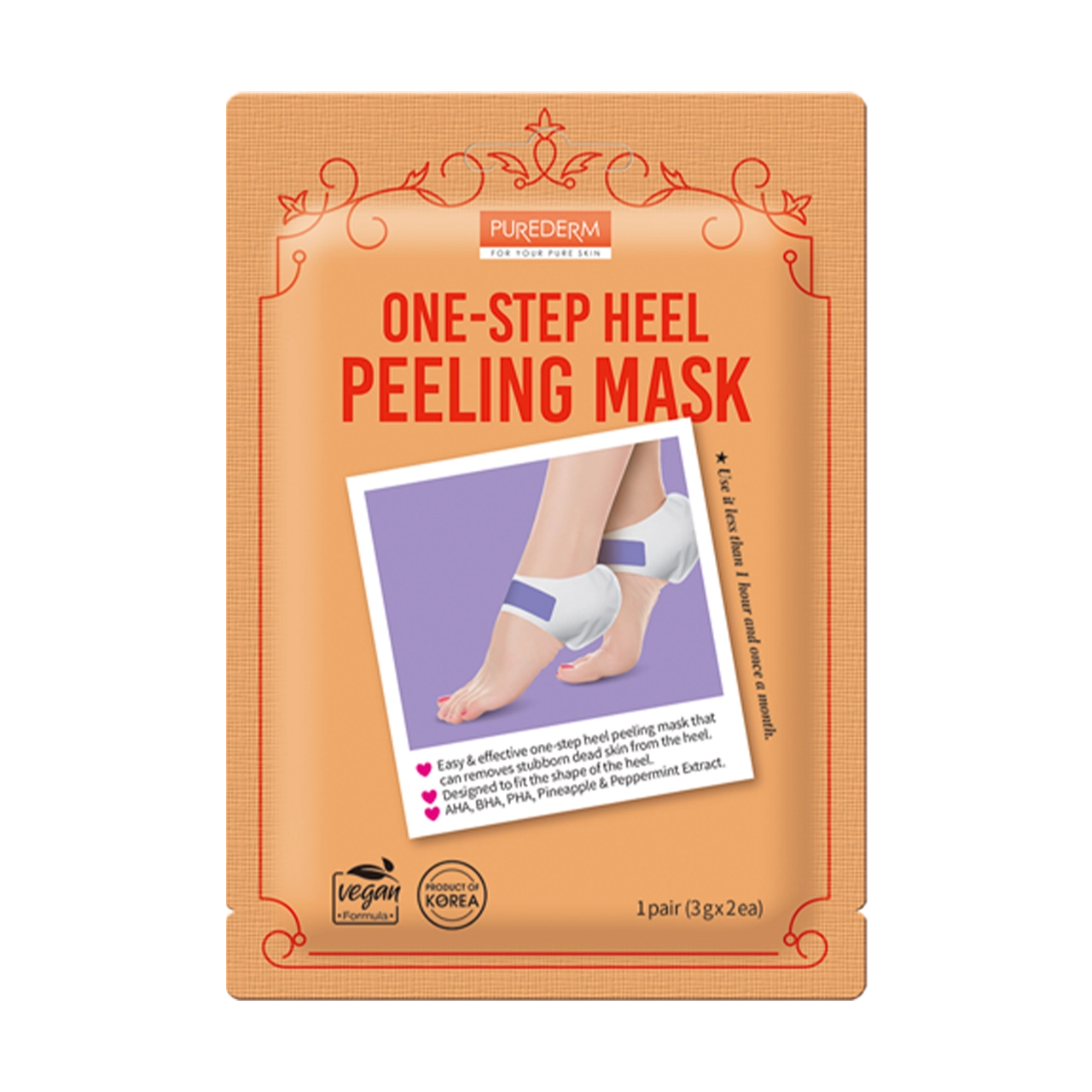 One-step heel Peeling Mask