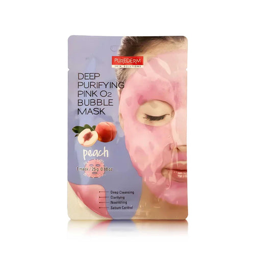 Deep Purifying Peach O2 Bubble Mask