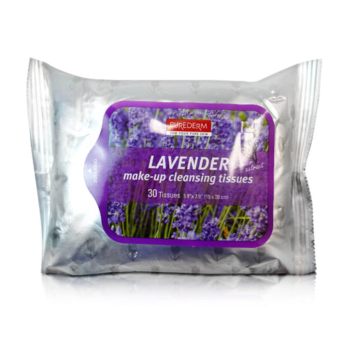 Lavender Make up Cleansing Tissues (30 Tissues)