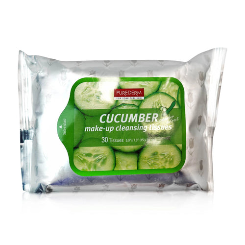Cucumber Make up Cleansing Tissues (30 Tissues)