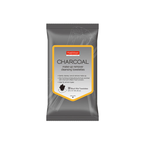 Charcoal Purederm  Remover Cleansing Towelettes