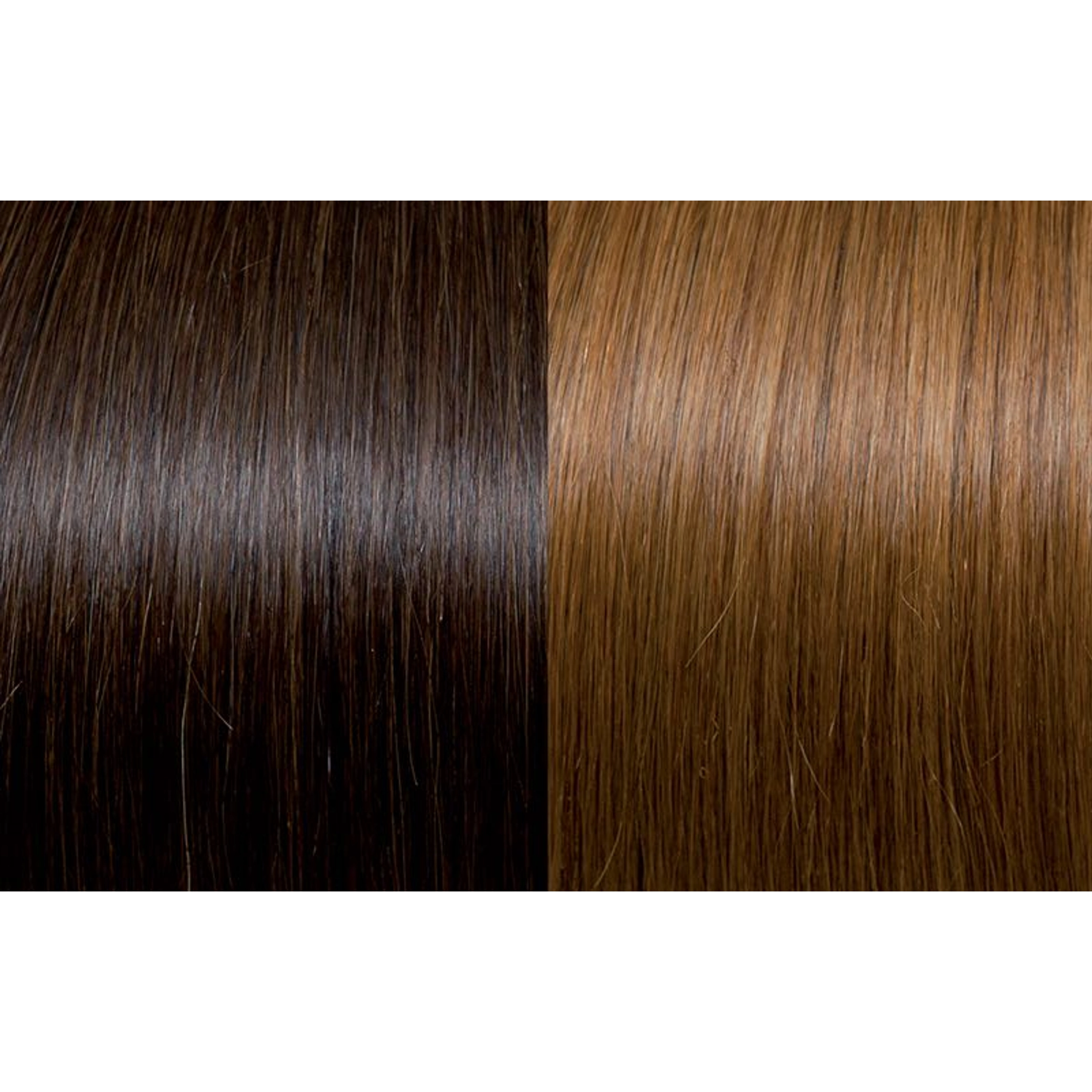 Seiseta - Hair Extension - Keratin Fusion Classic Hair Extension 25 Strands Meches 6/27 Light Brown/Tobacco Blonde 60/65CM 25GR