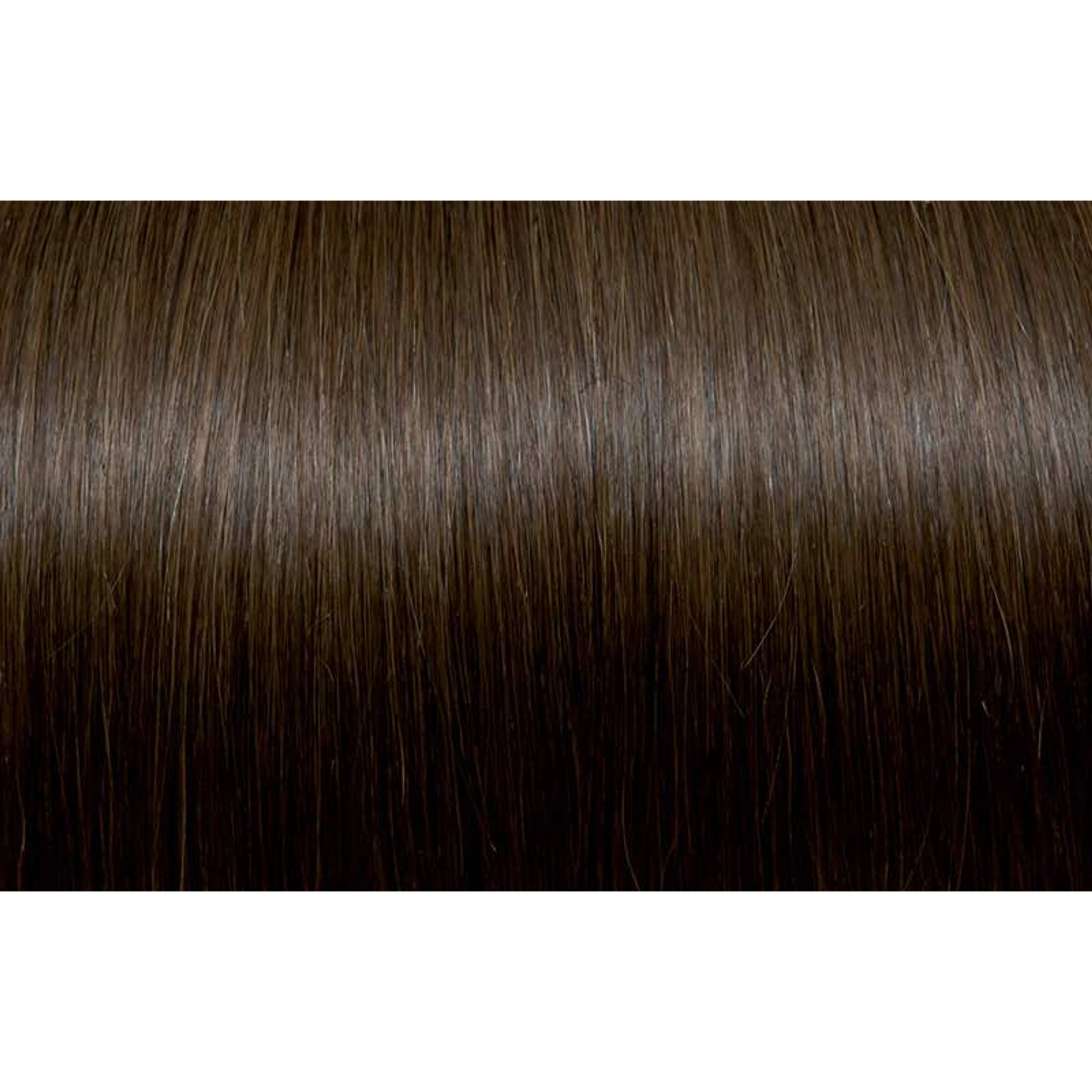 Seiseta - Hair Extension - Keratin Fusion Russian Hair Extension 20PCS 8 Natural Dark Brown 55CM