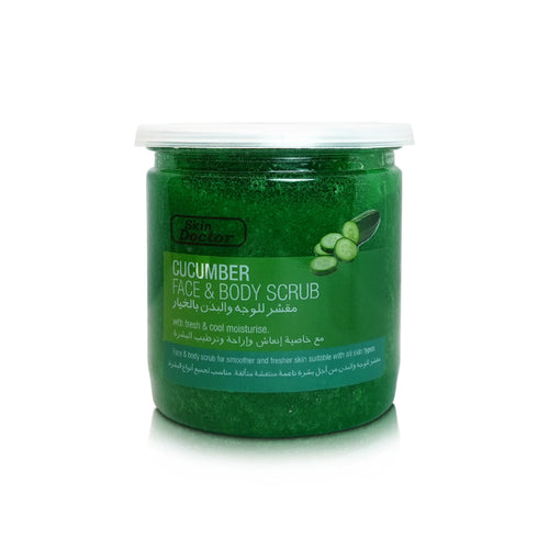 Cucumber Face & Body Scrub 500ml