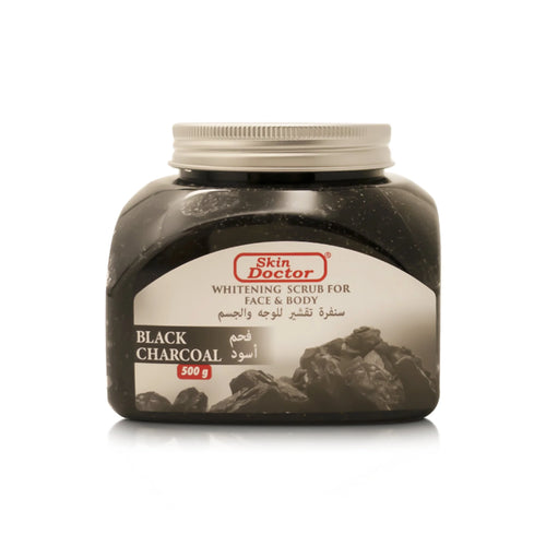 Black Charcoal Whitening Scrub For Face & Body 500g