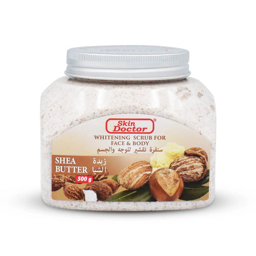 Shea Butter Whitening Scrub For Face & Body 500g