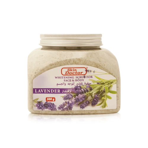 Lavender Whitening Scrub For Face & Body 500g
